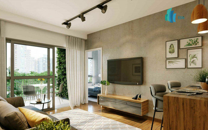 Imagem Apartamento com 1 Quarto à Venda, 35 m² Imagem Apartamento com 1 Quarto à Venda, 35 m²