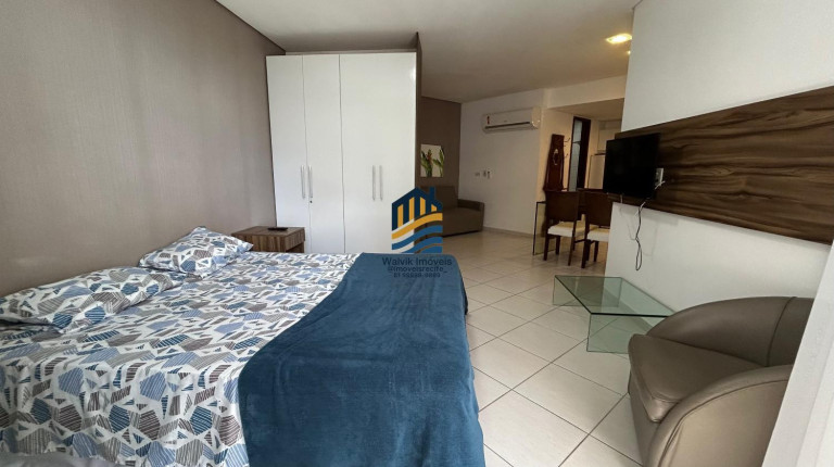 Apartamento com 1 Quarto à Venda, 38 m² em Pina - Recife
