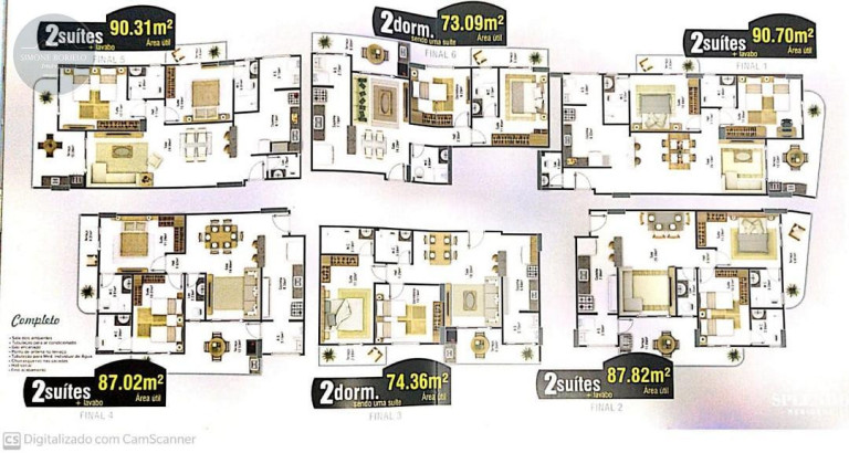 Imagem Apartamento com 2 Quartos à Venda, 90 m² em Aviação - Praia Grande