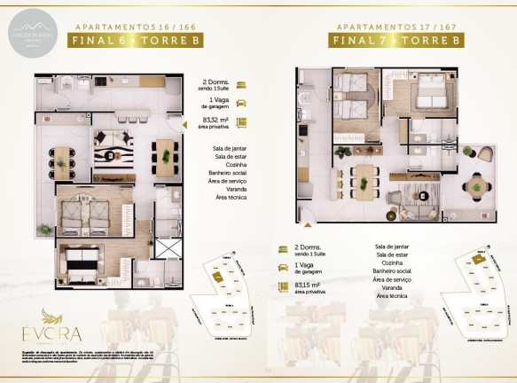 Imagem Imóvel com 2 Quartos à Venda, 84 m² em Flórida - Praia Grande