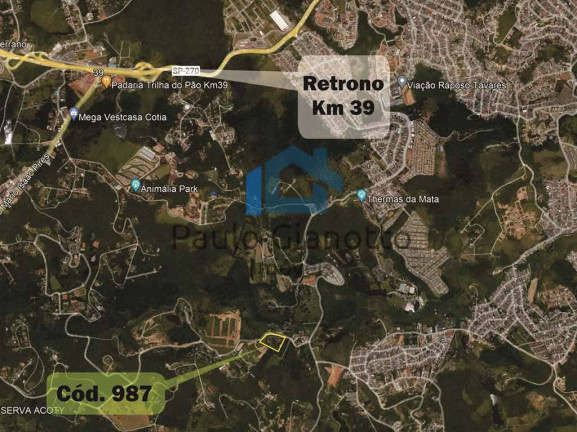 Imagem Terreno à Venda, 18.455 m² em Taboleiro Verde - Cotia Imagem Terreno à Venda, 18.455 m² em Taboleiro Verde - Cotia