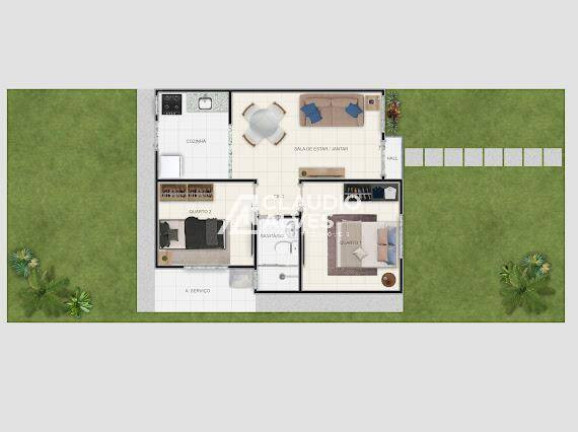 Imagem Casa de Condomínio com 2 Quartos à Venda, 50 m² em Conceição - Feira De Santana Imagem Casa de Condomínio com 2 Quartos à Venda, 50 m² em Conceição - Feira De Santana
