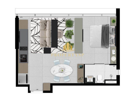 Imagem Imóvel com 1 Quarto à Venda, 30 m² em Pompeia - São Paulo