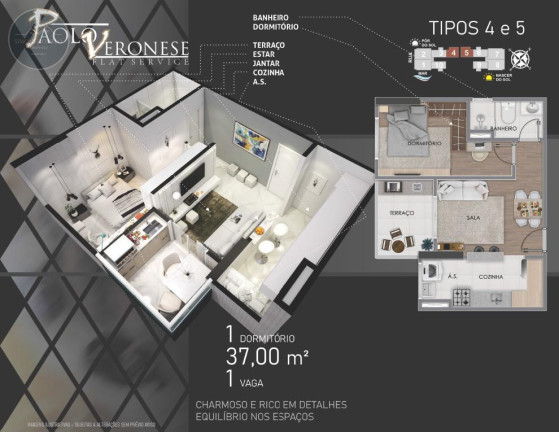 Imagem Apartamento com 2 Quartos à Venda, 58 m² em Aviação - Praia Grande