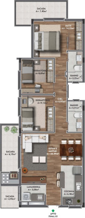 Imagem Apartamento com 3 Quartos à Venda, 292 m² em Cruzeiro - Caxias Do Sul Imagem Apartamento com 3 Quartos à Venda, 292 m² em Cruzeiro - Caxias Do Sul