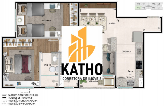 Imagem Apartamento com 2 Quartos à Venda, 54 m² em Eldorado - Contagem Imagem Apartamento com 2 Quartos à Venda, 54 m² em Eldorado - Contagem