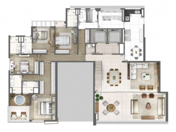 Imagem Imóvel com 4 Quartos à Venda, 481 m² em Vila Olímpia - São Paulo