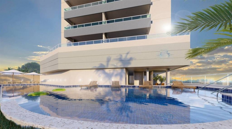 Imagem Apartamento com 2 Quartos à Venda, 77 m² em Guilhermina - Praia Grande