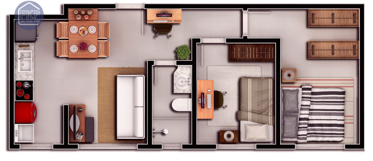 Imagem Apartamento com 2 Quartos à Venda, 46 m² em Ressacada - Itajaí Imagem Apartamento com 2 Quartos à Venda, 46 m² em Ressacada - Itajaí
