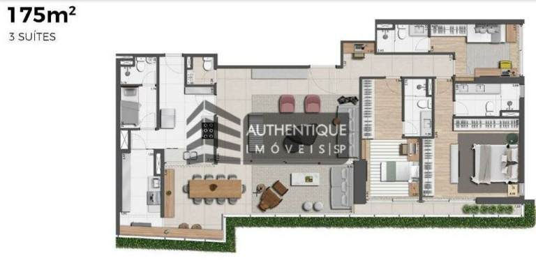 Imagem Apartamento com 2 Quartos à Venda, 91 m² em Jardins - São Paulo