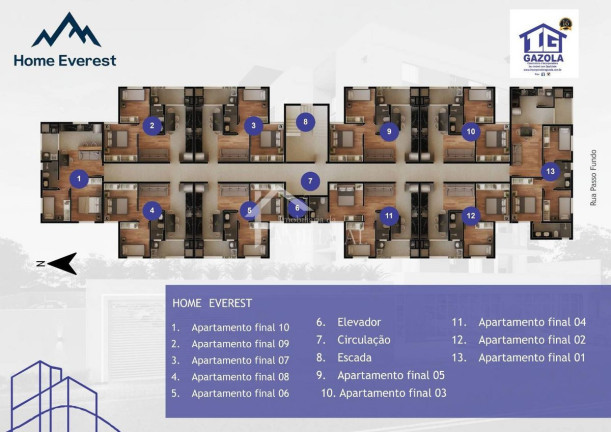 Imagem Apartamento com 2 Quartos à Venda, 46 m² em Fátima - Joinville
