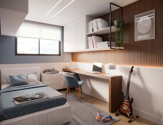Imagem Apartamento com 1 Quarto à Venda, 29 m² em Centro - Pinhais