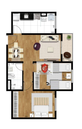 Imagem Apartamento com 2 Quartos à Venda, 49 m² em Vila Nova Bonsucesso - Guarulhos Imagem Apartamento com 2 Quartos à Venda, 49 m² em Vila Nova Bonsucesso - Guarulhos