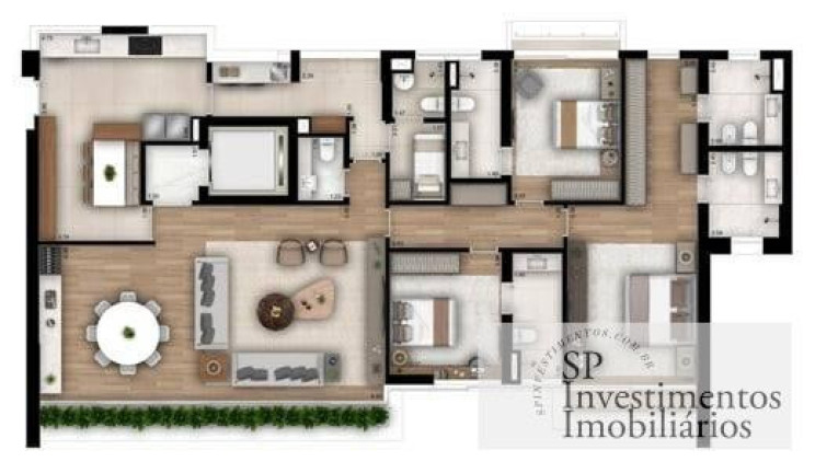 Imagem Apartamento com 3 Quartos à Venda, 229 m² em Itaim Bibi - São Paulo Imagem Apartamento com 3 Quartos à Venda, 229 m² em Itaim Bibi - São Paulo