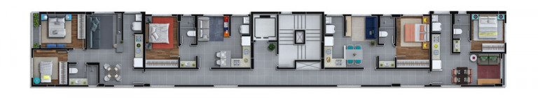 Imagem Apartamento com 1 Quarto à Venda, 35 m² em Rebouças - Curitiba