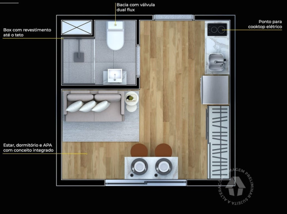 Imagem Cobertura com 1 Quarto à Venda, 108 m² em República - São Paulo Imagem Cobertura com 1 Quarto à Venda, 108 m² em República - São Paulo