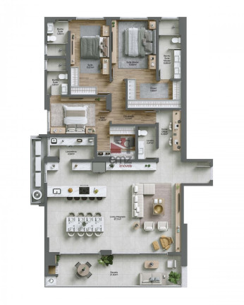 Imagem Apartamento com 3 Quartos à Venda, 199 m² em Centro - Balneário Piçarras Imagem Apartamento com 3 Quartos à Venda, 199 m² em Centro - Balneário Piçarras