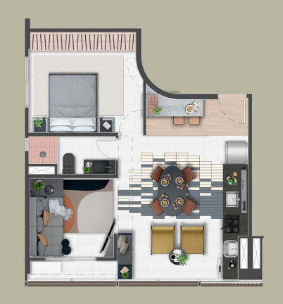 Imagem Apartamento com 1 Quarto à Venda, 47 m² em Vila Mariana - São Paulo Imagem Apartamento com 1 Quarto à Venda, 47 m² em Vila Mariana - São Paulo