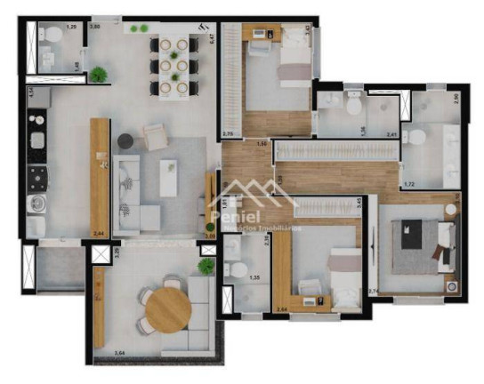 Imagem Apartamento com 3 Quartos à Venda, 113 m² em Jardim Olhos D'água - Ribeirão Preto Imagem Apartamento com 3 Quartos à Venda, 113 m² em Jardim Olhos D'água - Ribeirão Preto