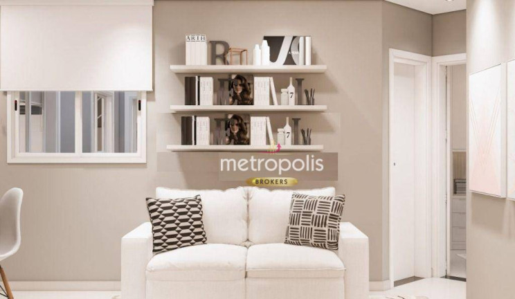 Imagem Apartamento com 2 Quartos à Venda, 43 m² em Campestre - Santo André Imagem Apartamento com 2 Quartos à Venda, 43 m² em Campestre - Santo André