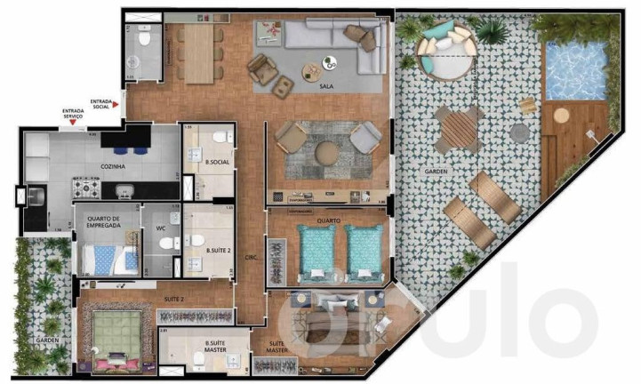 Imagem Apartamento com 4 Quartos à Venda, 213 m² em Jardim Botânico - Rio De Janeiro