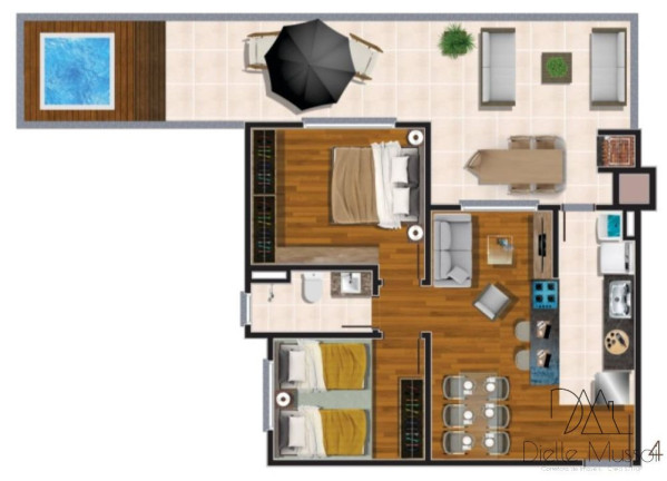 Imagem Apartamento com 2 Quartos à Venda, 79 m² em São Leopoldo - Caxias Do Sul