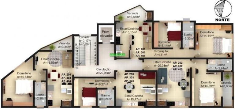 Imagem Apartamento com 1 Quarto à Venda, 34 m² em Nossa Senhora Do Rosário - Santa Maria Imagem Apartamento com 1 Quarto à Venda, 34 m² em Nossa Senhora Do Rosário - Santa Maria