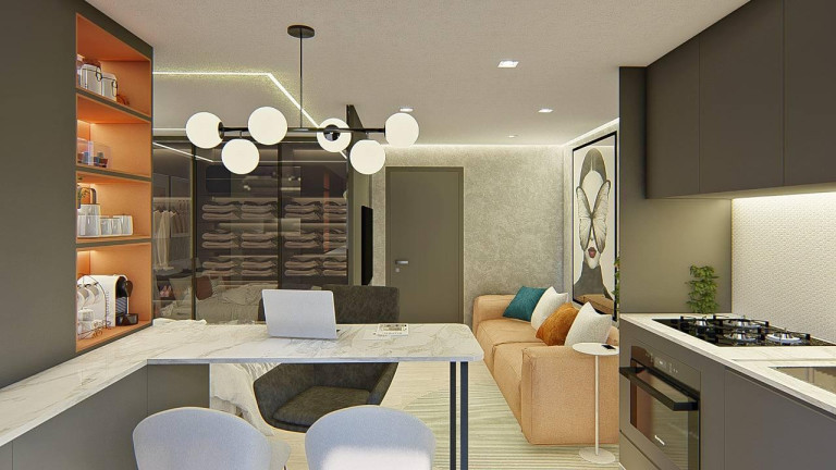 Imagem Kitnet com 1 Quarto à Venda, 35 m² em Bacacheri - Curitiba Imagem Kitnet com 1 Quarto à Venda, 35 m² em Bacacheri - Curitiba