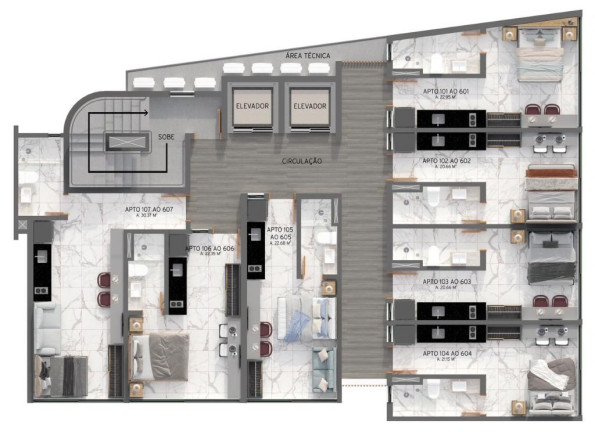 Imagem Apartamento com 1 Quarto à Venda, 22 m² em Tambaú - João Pessoa Imagem Apartamento com 1 Quarto à Venda, 22 m² em Tambaú - João Pessoa