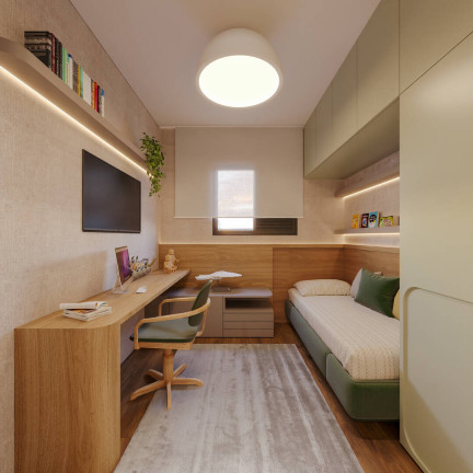 Imagem Apartamento com 2 Quartos à Venda,  em Loteamento Adventista Campineiro - Hortolândia