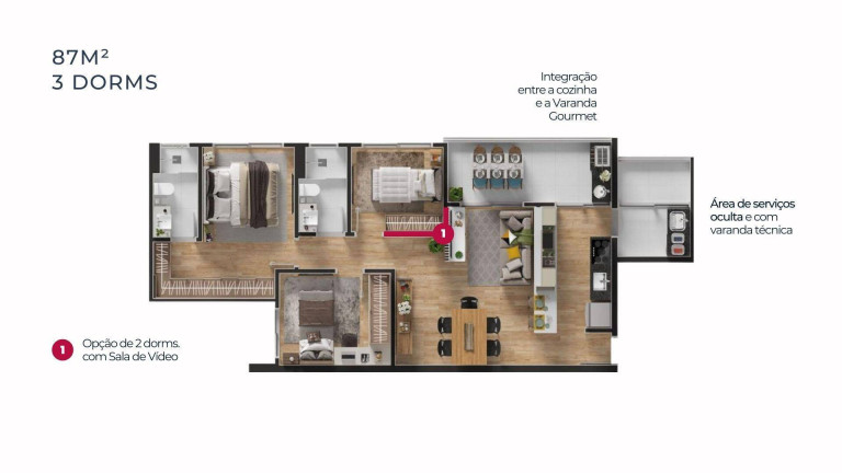 Imagem Apartamento com 3 Quartos à Venda, 91 m² em Vila Independência - Sorocaba