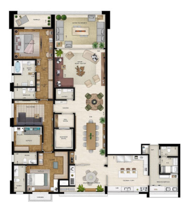 Imagem Apartamento com 4 Quartos à Venda, 211 m² em Morumbi - São Paulo Imagem Apartamento com 4 Quartos à Venda, 211 m² em Morumbi - São Paulo