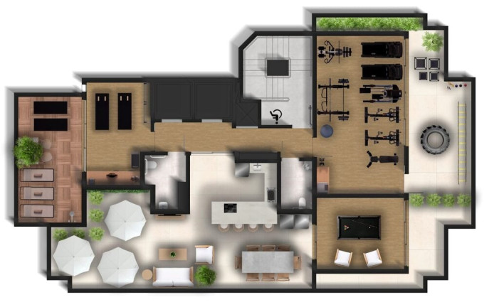 Imagem Apartamento com 1 Quarto à Venda, 44 m² em Brooklin Paulista - São Paulo Imagem Apartamento com 1 Quarto à Venda, 44 m² em Brooklin Paulista - São Paulo