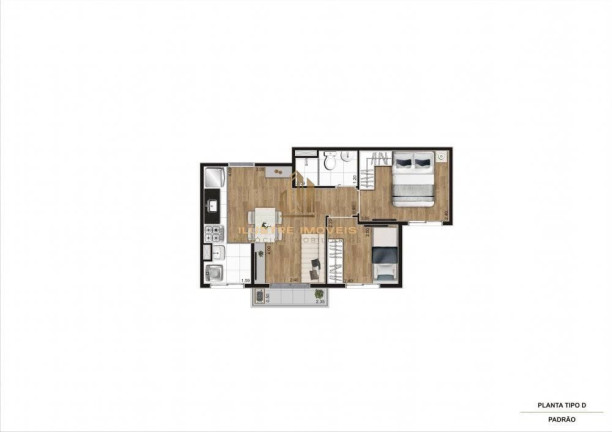 Imagem Apartamento com 2 Quartos à Venda, 38 m² em Jaguaré - São Paulo
