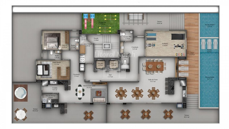 Imagem Apartamento com 3 Quartos à Venda, 118 m² em Centro - Itajaí