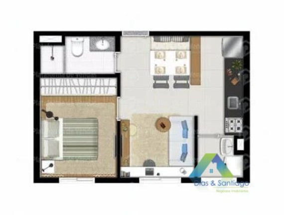 Imagem Apartamento com 1 Quarto à Venda, 33 m² em Mooca - São Paulo Imagem Apartamento com 1 Quarto à Venda, 33 m² em Mooca - São Paulo