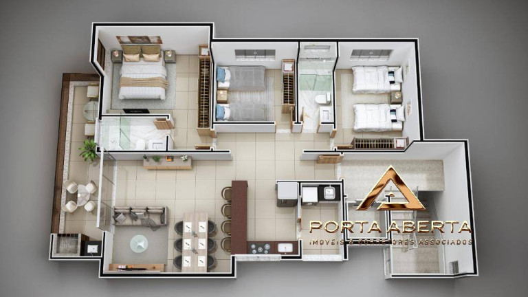 Imagem Apartamento com 3 Quartos à Venda, 105 m² em Iguaçu - Ipatinga