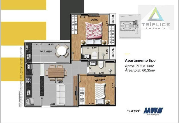 Imagem Apartamento com 2 Quartos à Venda, 60 m² em Granbery - Juiz De Fora Imagem Apartamento com 2 Quartos à Venda, 60 m² em Granbery - Juiz De Fora