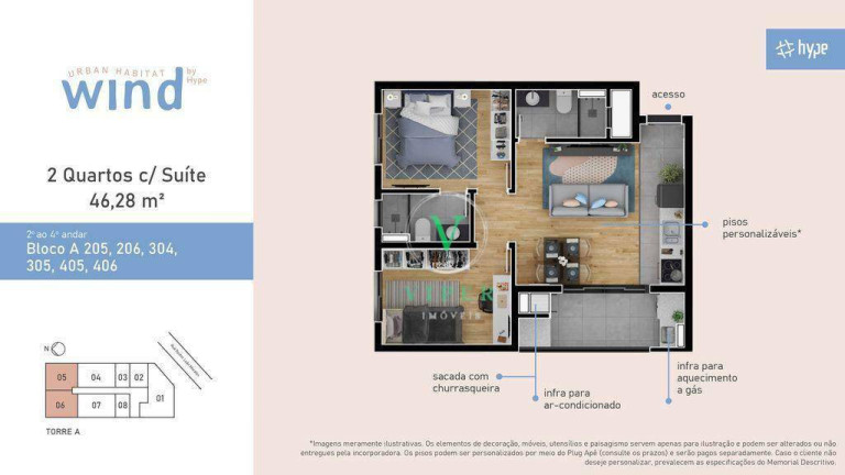 Imagem Studio com 1 Quarto à Venda, 41 m² em Santa Felicidade - Curitiba Imagem Studio com 1 Quarto à Venda, 41 m² em Santa Felicidade - Curitiba