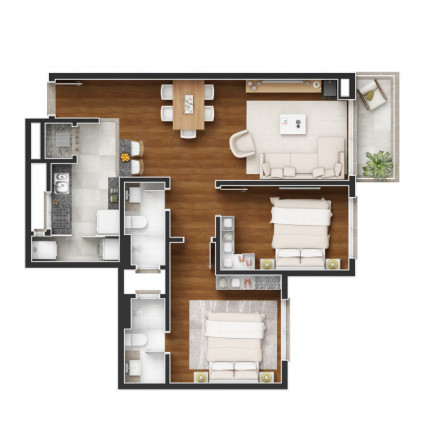 Imagem Imóvel à Venda, 85 m² em Centro  - Canela