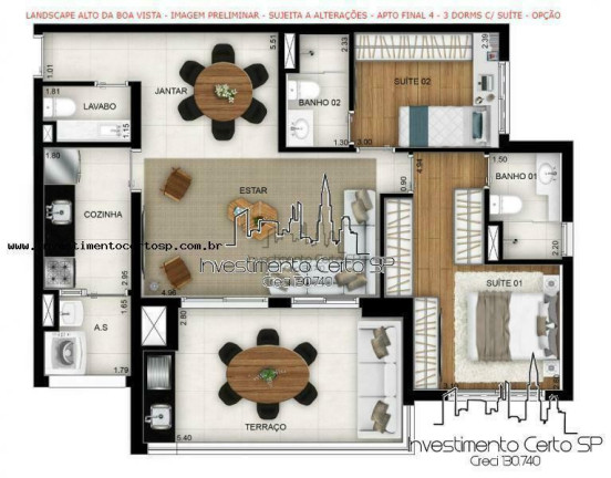 Imagem Apartamento com 3 Quartos à Venda, 92 m² em Santo Amaro - São Paulo Imagem Apartamento com 3 Quartos à Venda, 92 m² em Santo Amaro - São Paulo