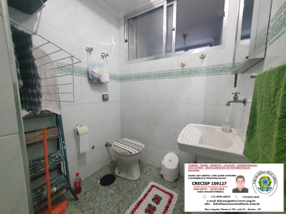 Imagem Apartamento com 1 Quarto para Alugar, 75 m² em Gonzaga - Santos Imagem Apartamento com 1 Quarto para Alugar, 75 m² em Gonzaga - Santos