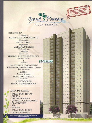 Imóvel com 2 Quartos à Venda, 72 m² em Loteamento Villa Branca - Jacareí
