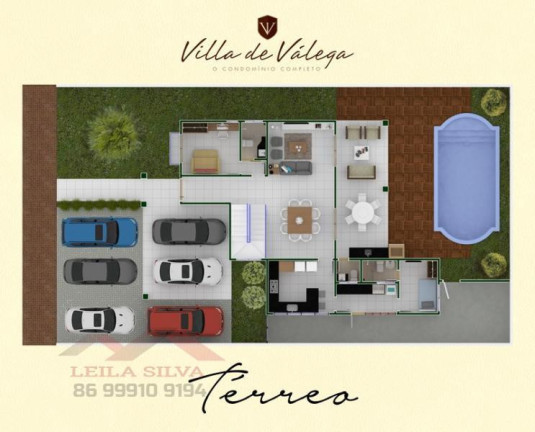 Imagem Casa com 5 Quartos à Venda, 287 m² em Gurupi - Teresina Imagem Casa com 5 Quartos à Venda, 287 m² em Gurupi - Teresina