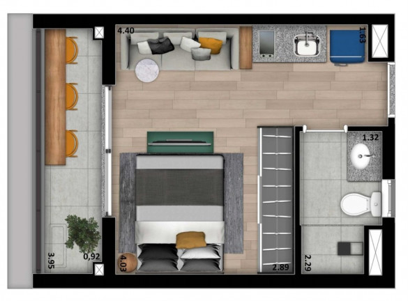 Imagem Imóvel com 1 Quarto à Venda, 33 m² em Consolação - São Paulo Imagem Imóvel com 1 Quarto à Venda, 33 m² em Consolação - São Paulo