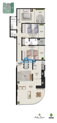 Imagem Apartamento com 3 Quartos à Venda, 115 m²