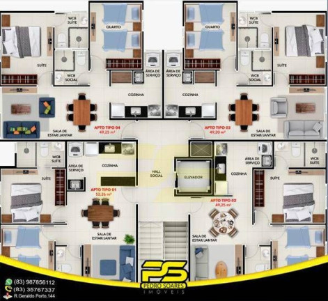 Imagem Apartamento com 2 Quartos à Venda, 50 m² em João Paulo Ii - João Pessoa Imagem Apartamento com 2 Quartos à Venda, 50 m² em João Paulo Ii - João Pessoa