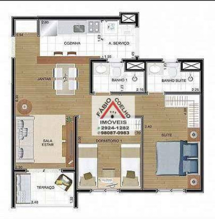 Imagem Apartamento com 2 Quartos à Venda, 56 m² em Morumbi - São Paulo Imagem Apartamento com 2 Quartos à Venda, 56 m² em Morumbi - São Paulo