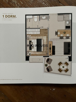 Imagem Apartamento com 1 Quarto à Venda, 31 m² em Butantã - São Paulo
