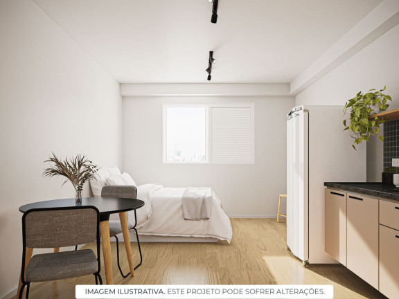 Imagem Apartamento com 1 Quarto para Alugar, 28 m² em Mirandópolis - São Paulo